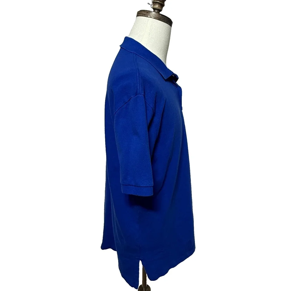 Polo‎ Ralph Lauren Shirt Mens Large Blue Short Sleeve Knit Golf Polo Preppy